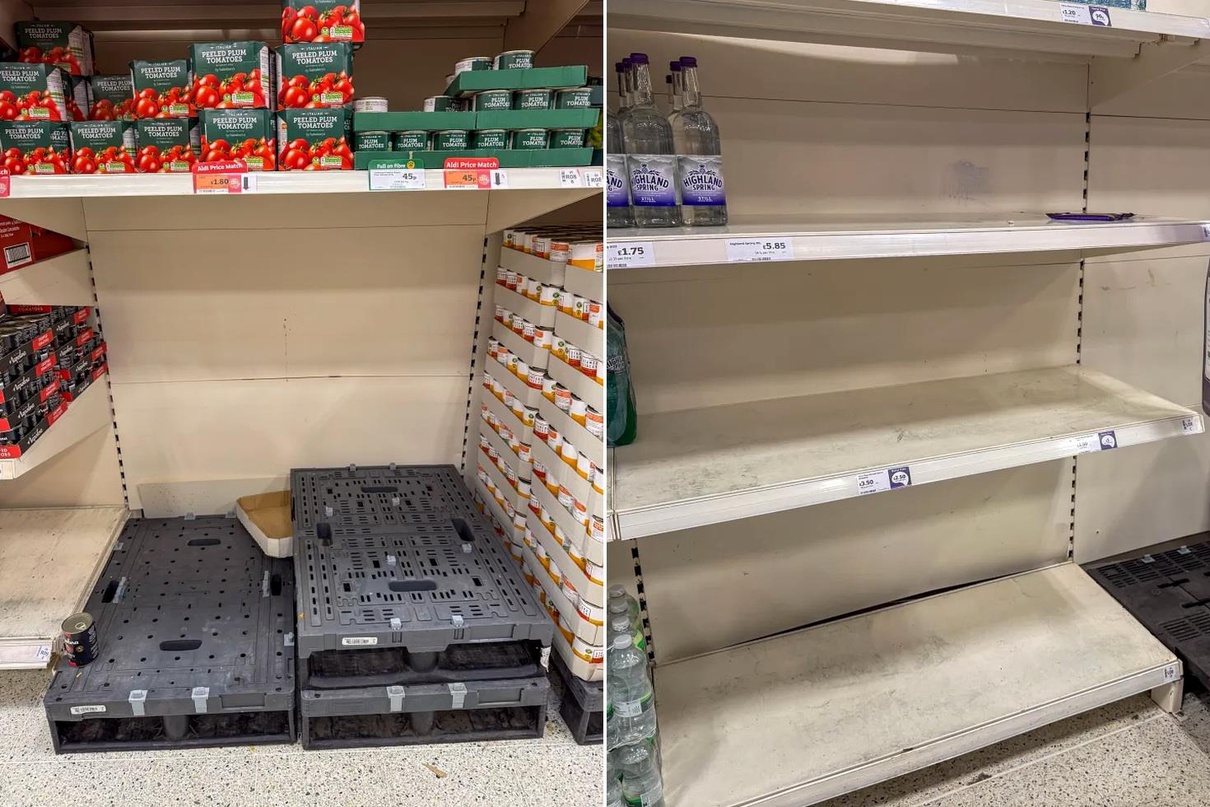 “Üç günlük acil stok” çağrısı İngiltere’yi sarstı: Rafları boşaltan İngilizler en fazla tuvalet kağıdı aldı!
